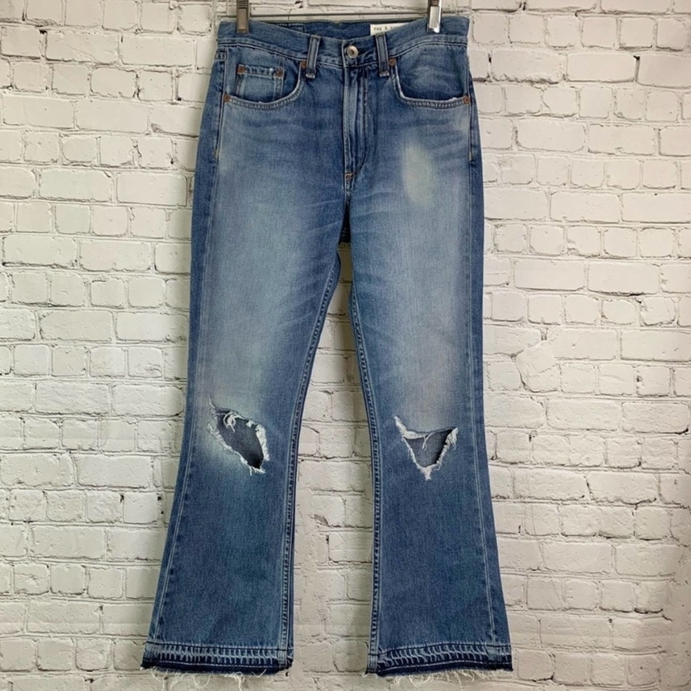 Rag & Bone Vintage Crop Flare Jeans Size 24